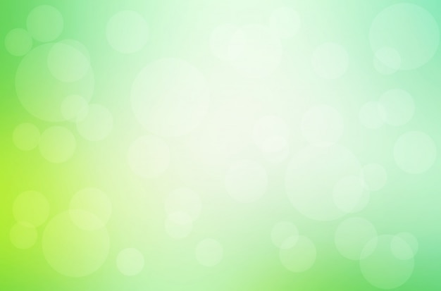 Grüner gelber unscharfer Hintergrund mit Bokeh-Lichtern