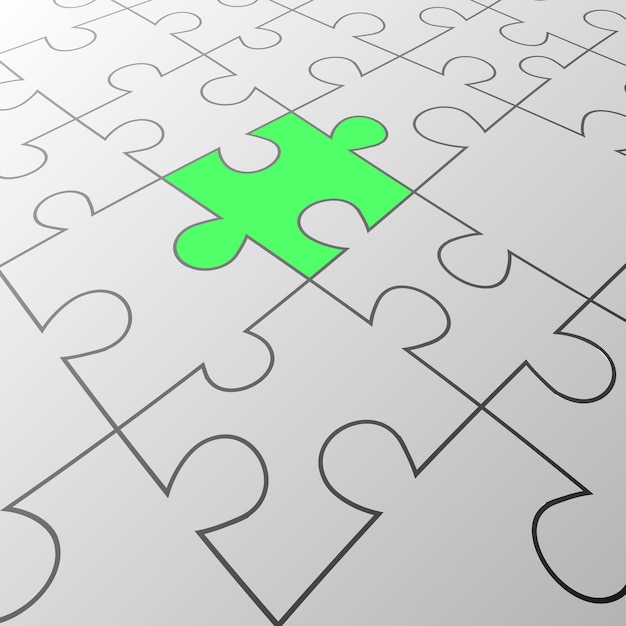 Grüner Puzzle-Hintergrund