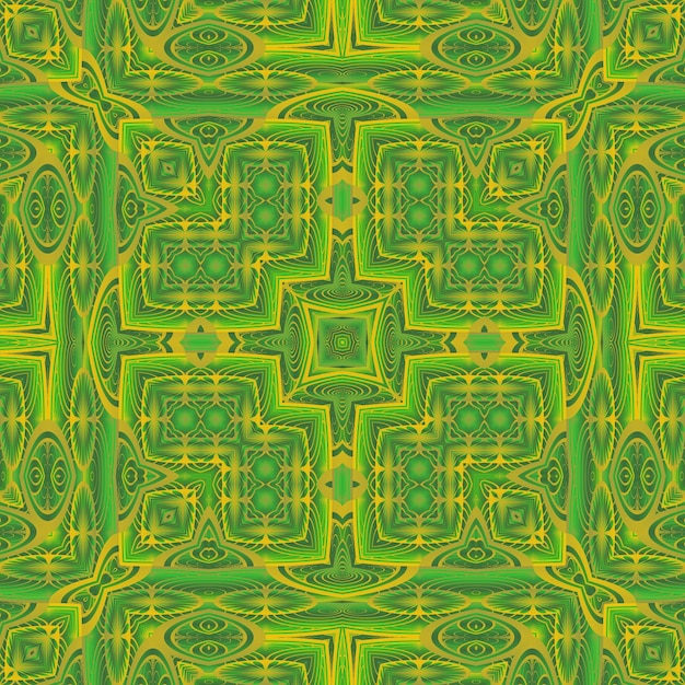Grüner und gelber hintergrund mit einem muster aus grünen und gelben quadraten.