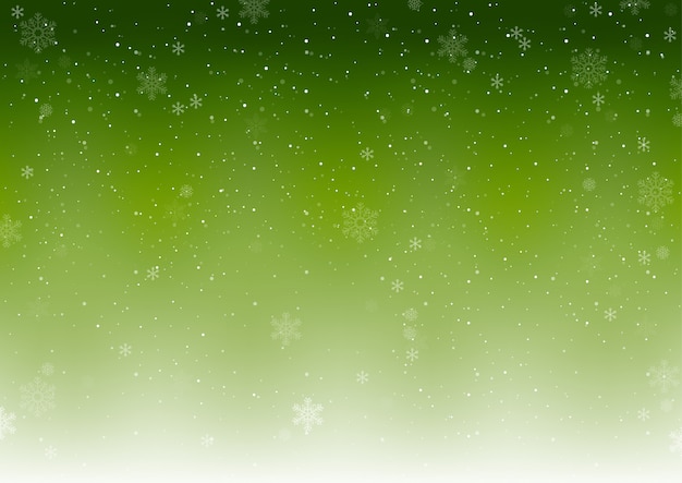 Grüner weihnachtswinter-hintergrund