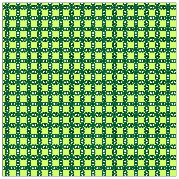 Grünes geometrisches Tapetenmuster