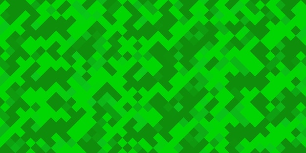 Vektor grünes gras nahtloses muster mit diagonaler pixel-textur