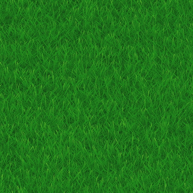 Grünes Gras Textur nahtloses Muster Vektor