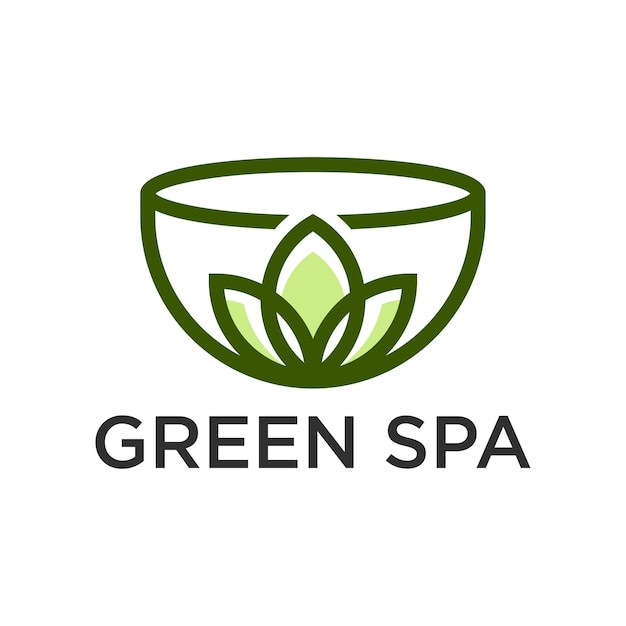 Grünes Spa-Logo