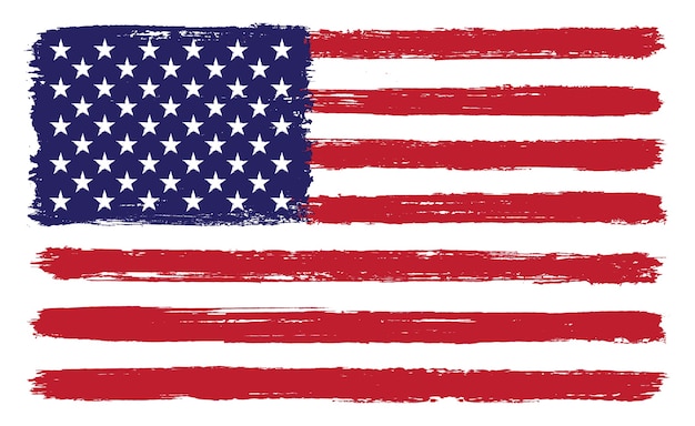 Grunge amerikanische flagge