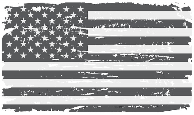 Grunge amerikanische Flagge