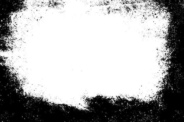 Grunge-Border-Vektor-Textur-Hintergrund Abstrakte Frame-Overlay Schmutzige und beschädigte Kulisse