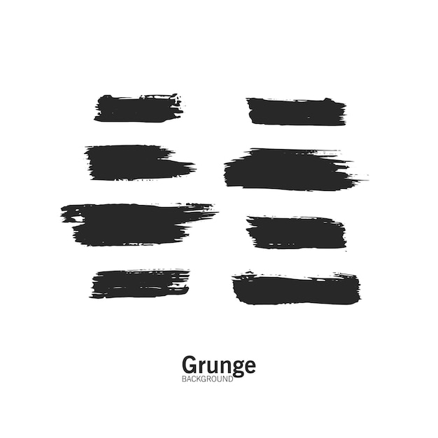 Grunge-design-elemente ink-grunge-splat-sammlungsvektor