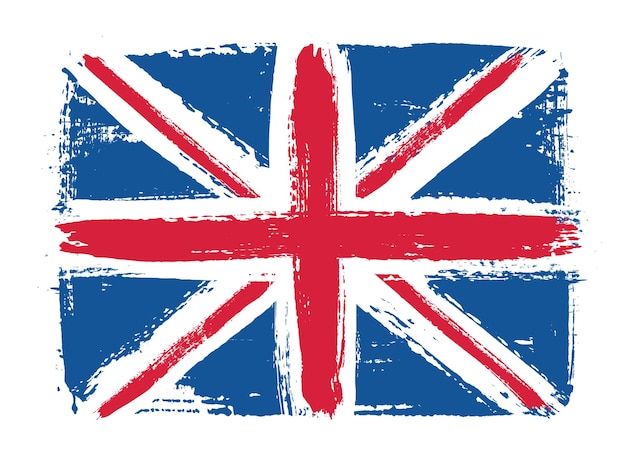 Grunge-großbritannien-flagge