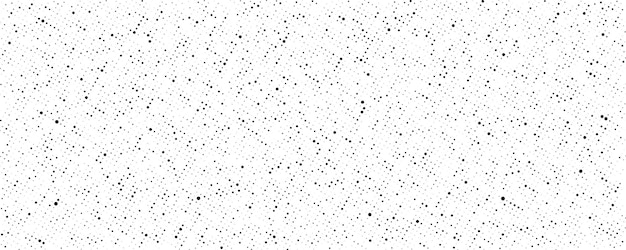 Grunge-Halbtonstruktur Komische Flecken und Tropfen Schmutzige weiße und schwarze pixelige Leinwandoberfläche