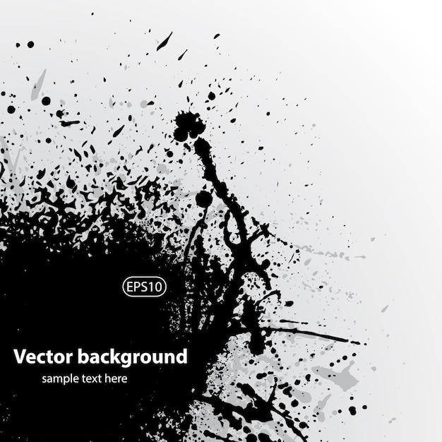 Vektor grunge hintergrund schwarz