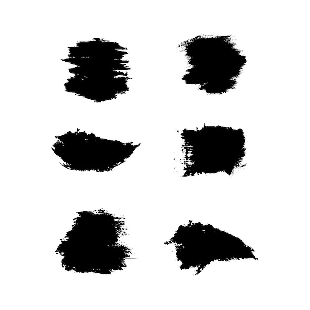 Grunge Pinselstrichsammlung