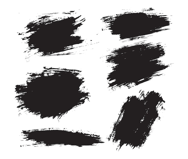 Grunge Pinselstrichsammlung