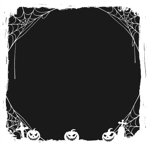 Grunge-Rahmen für Halloween