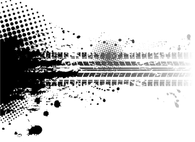 Grunge Reifenspuren Hintergrund