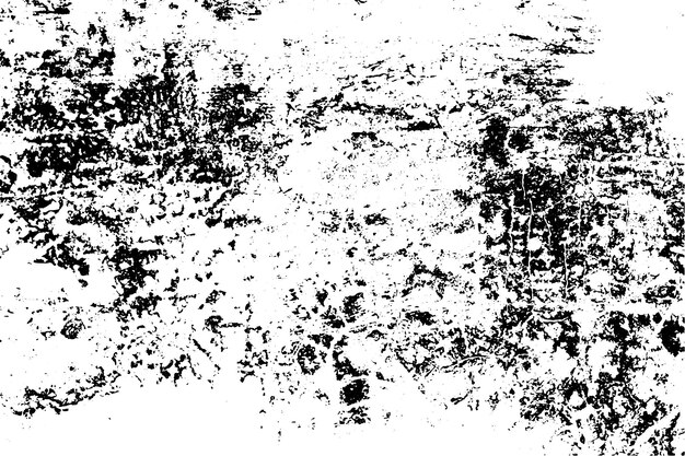 Vektor grunge schwarz-weiße städtische textur vorlage abstract distressed overlay textur vektor