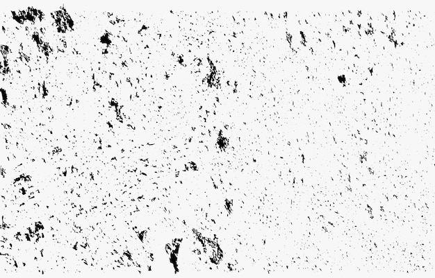 Grunge texture vector featuring a distressed surface in black and white with uneven patterns creating a rugged appearance ideal for various design projects