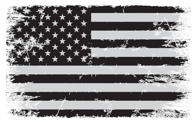 Grunge Vintage amerikanische Flagge