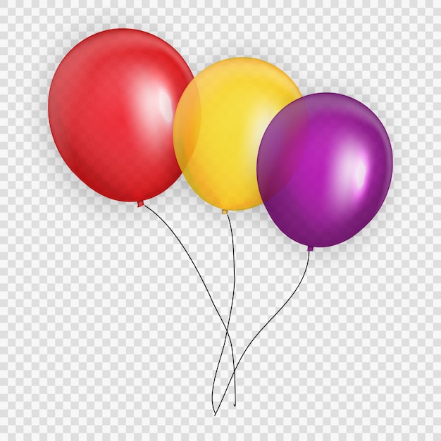 Gruppe Farbglatte Helium-Ballone