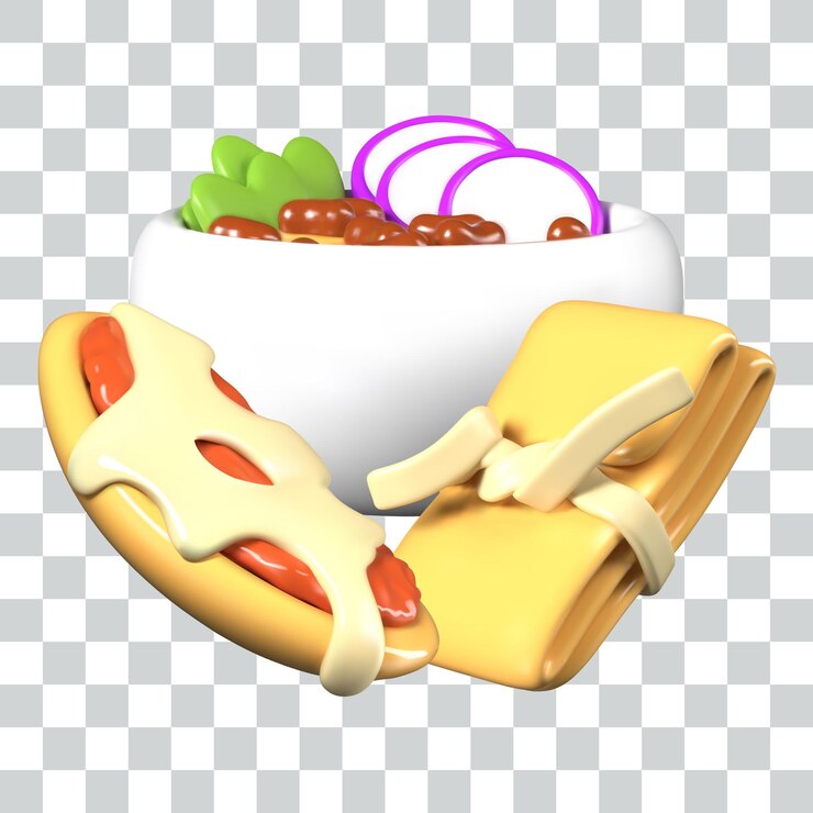 Vektor gruppe von mexikanischen vektorgerichten im realistischen stil weiße schüssel mit gemüsesuppe tamales huarache