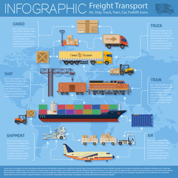 Güterverkehr infografiken