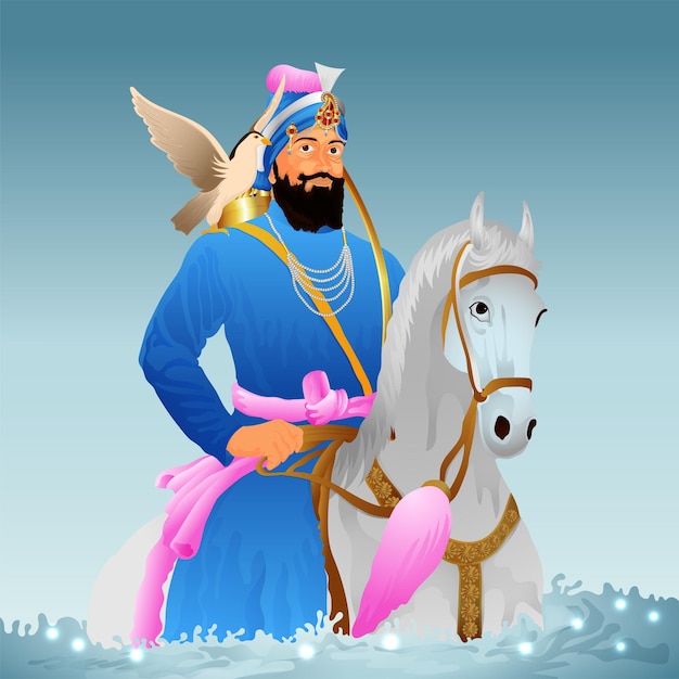 Vektor guru gobind singh ji