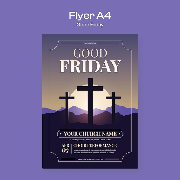 Guten Freitags-Flyer-Dawn
