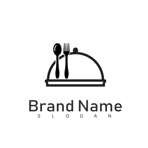 Gutes Essen-Logo-Design-Vorlage