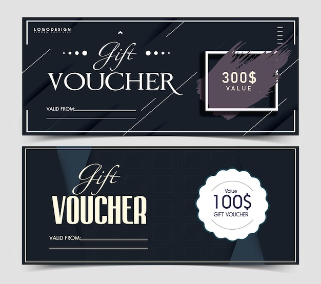 Gutschein-Design-Gutscheinvorlagen Geschenkgutscheine