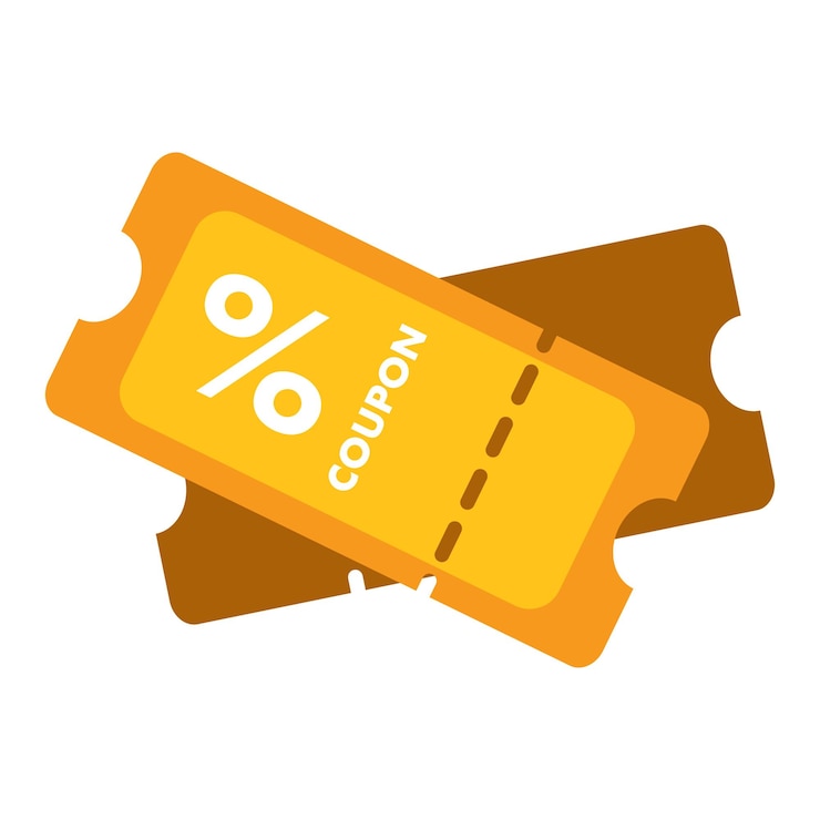Gutschein für die E-Commerce-Illustration