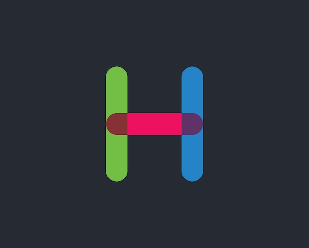 H-Alphabet-Logo-Design Vektor