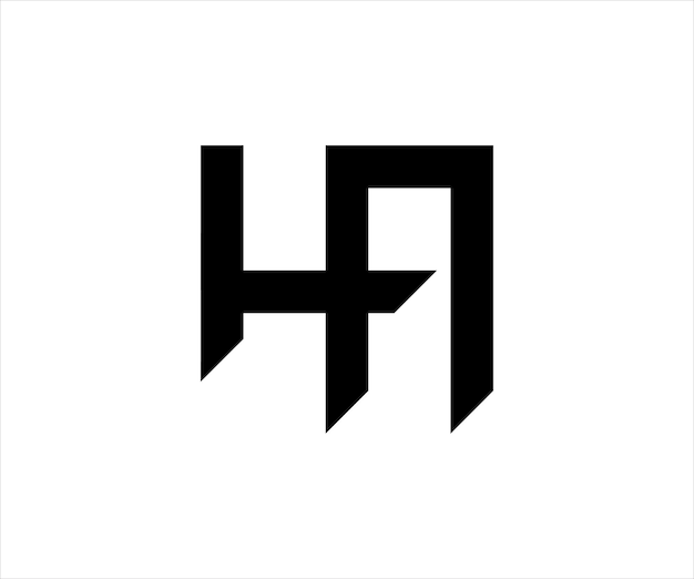 HA-Logo. Vektorvorlage für das Design des HA-Anfangsbuchstaben-Logos. HA-Logo-Design-Vorlagenvektor. Buchstaben-Logo