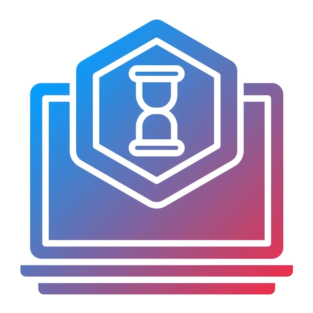Hackathon-Icon-Vektorbild kann für UX und UI verwendet werden