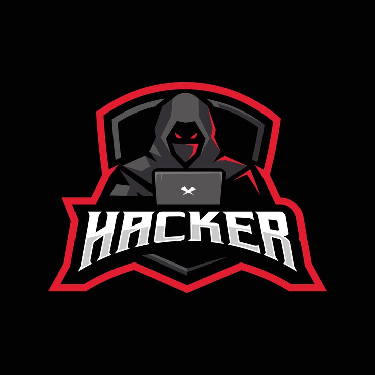 Vektor hacker-logo