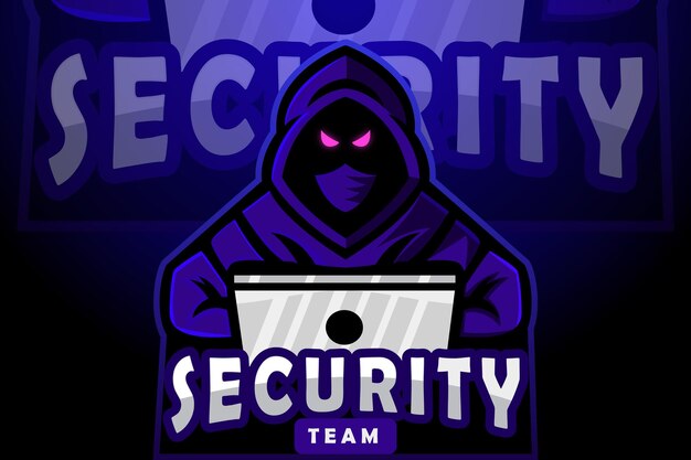 Hacker-Maskottchen-Logo