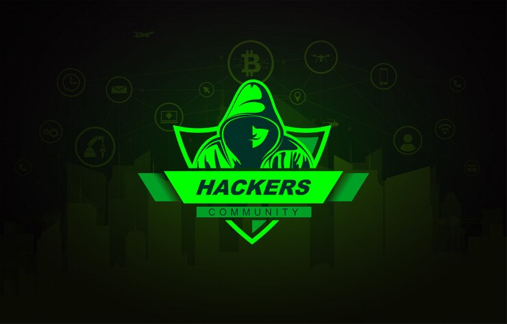 Vektor hacker mit dem hoodie