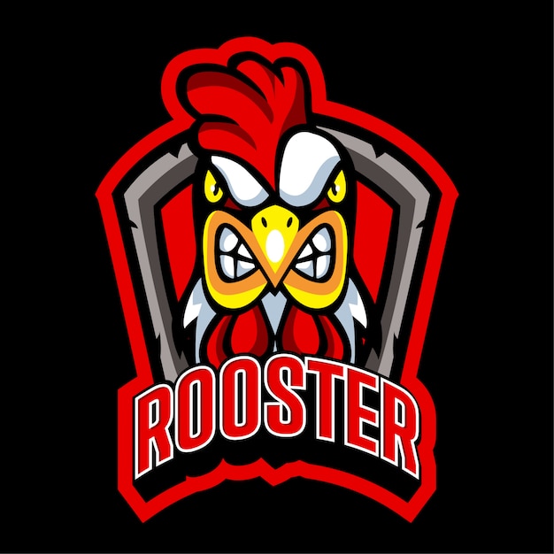 Hahn esports team huhn logo vorlage