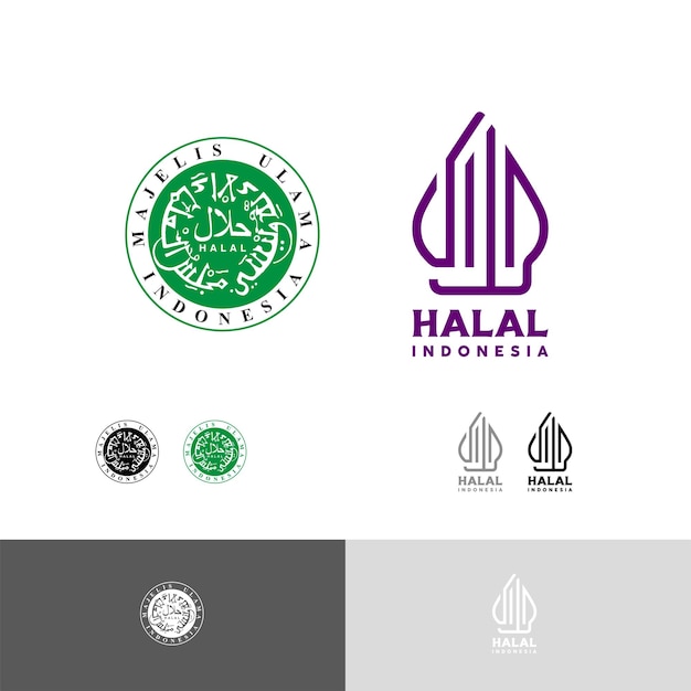 Vektor halal-logo-vektor-illustration