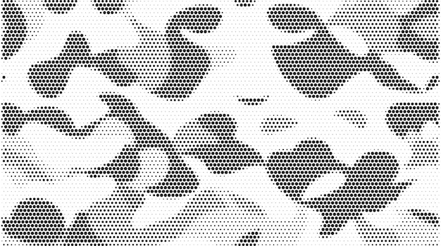 Vektor halftone tarnmuster ohne nähte