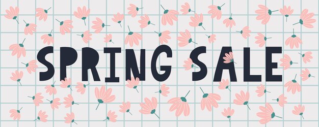 Hallo frühling hand logo abzeichen typografie symbol schriftzug frühlingssaison mit blatt für grußkarte einladungsvorlage retro vintage schriftzug banner poster vorlage hintergrund verkaufsangebot