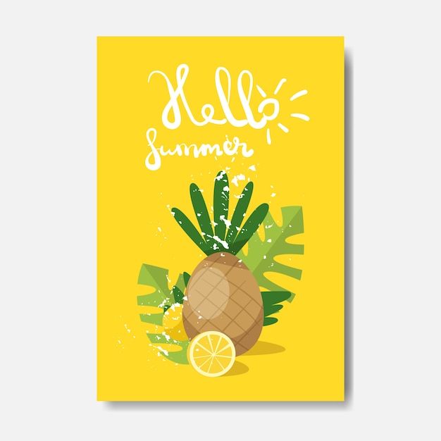 Hallo sommer poster