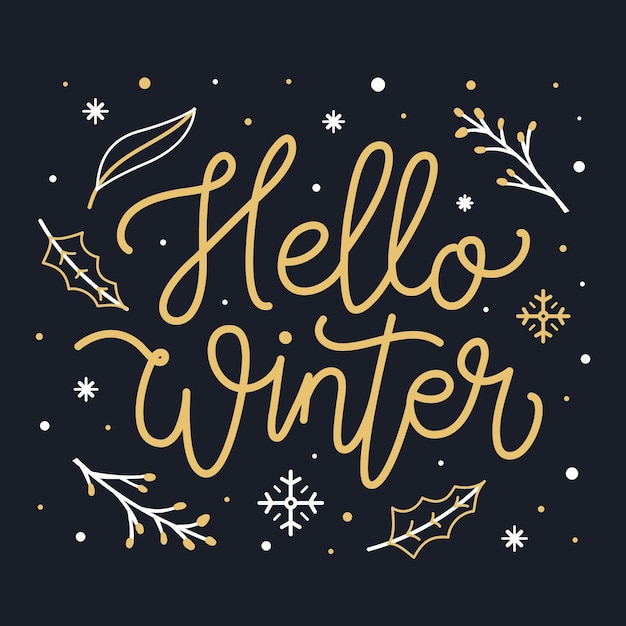Hallo Winterbeschriftung