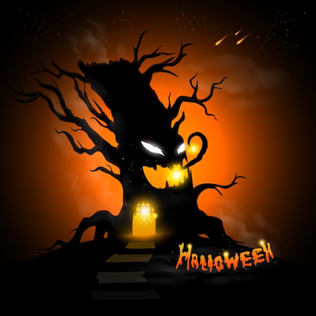 Halloween-baum