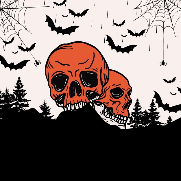 Halloween element set banner-vektor-design