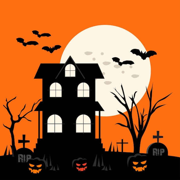 Halloween Festival und Feier Spukhaus