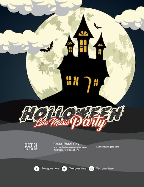 Halloween-flyer