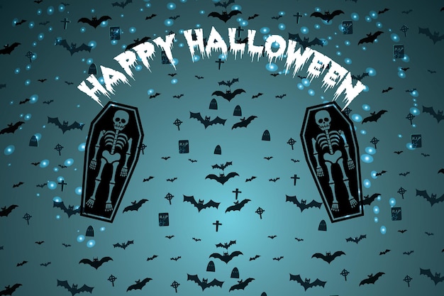 Halloween-hintergrunddesign.