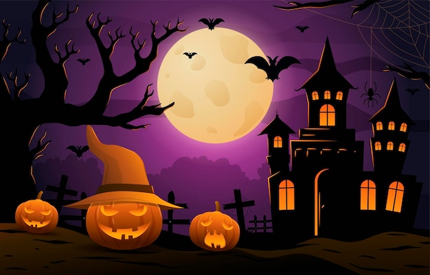 Halloween-Hintergrundkonzept