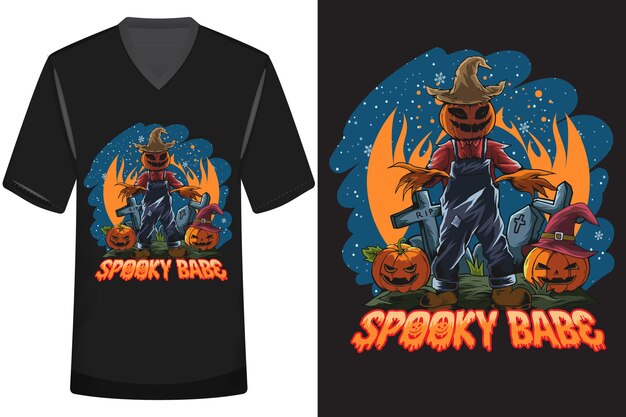 Halloween-illustration t-shirt-design t-shirt-design illustrationsdesign halloween