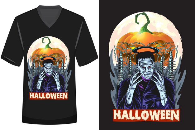 Vektor halloween-illustration t-shirt-design t-shirt-design illustrationsdesign halloween